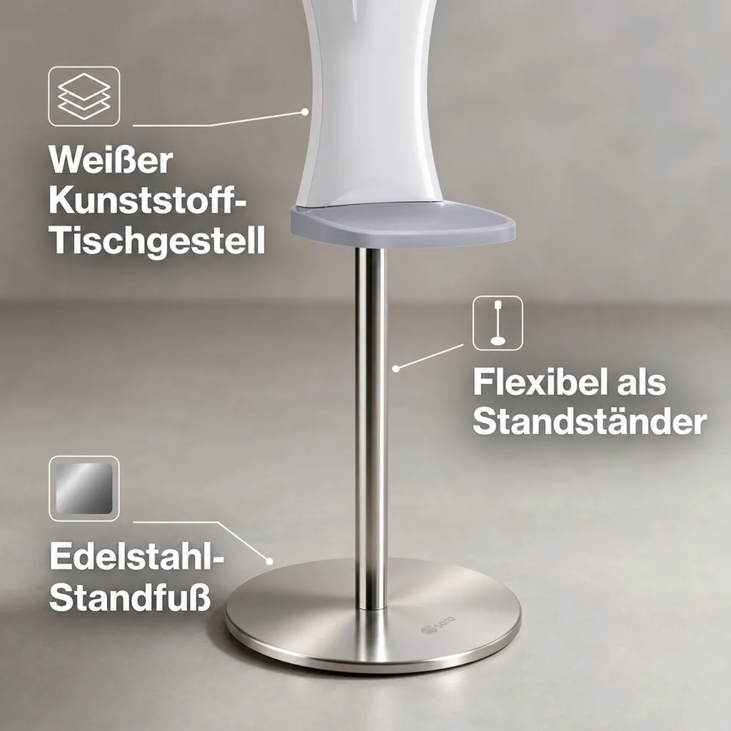 Saro Desinfektionsständer 3 in 1 (ohne Dispenser) für Merit oder Sonja