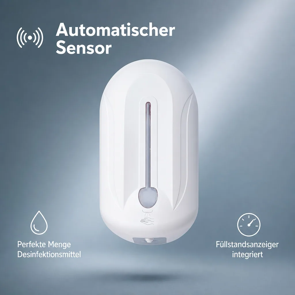 Desinfektionsspender, Desinfektionsmittelspender sensor - Saro, Merit, weiß