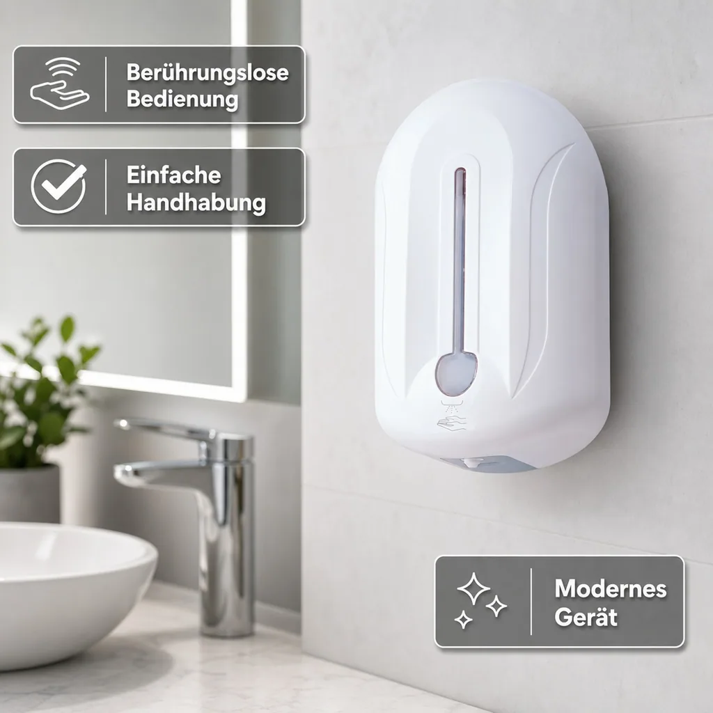Desinfektionsspender, Desinfektionsmittelspender sensor - Saro, Merit, weiß