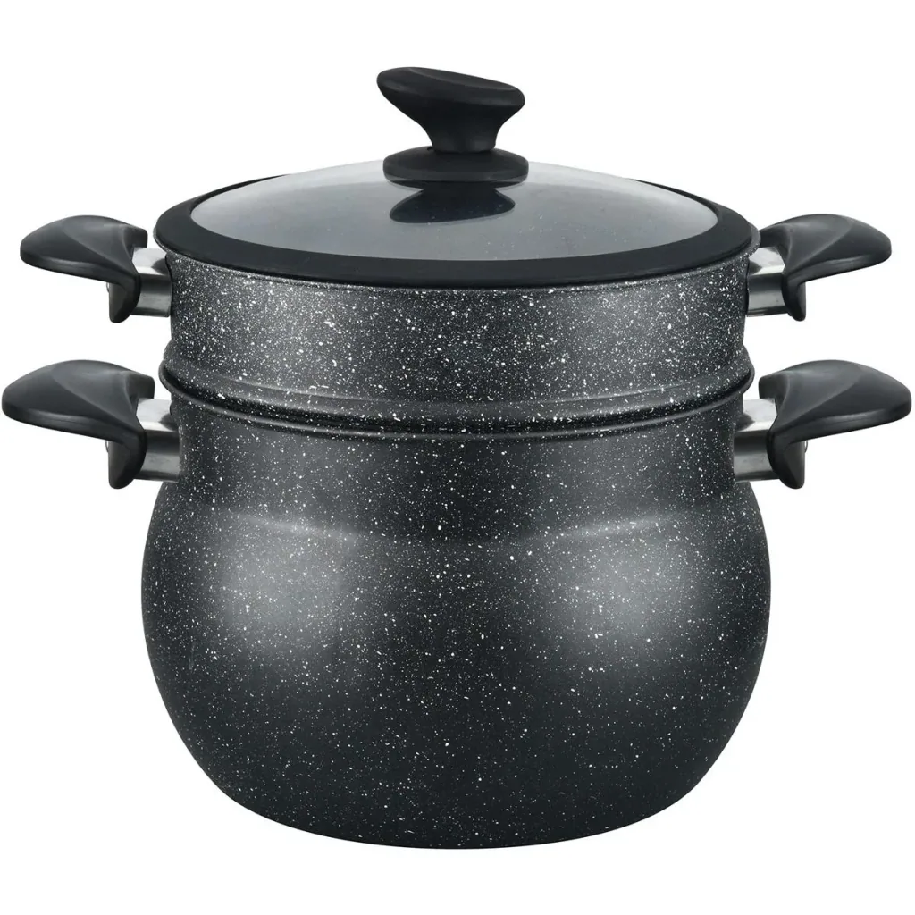 Couscous-Pfanne - 24cm - 8L - Schwarz