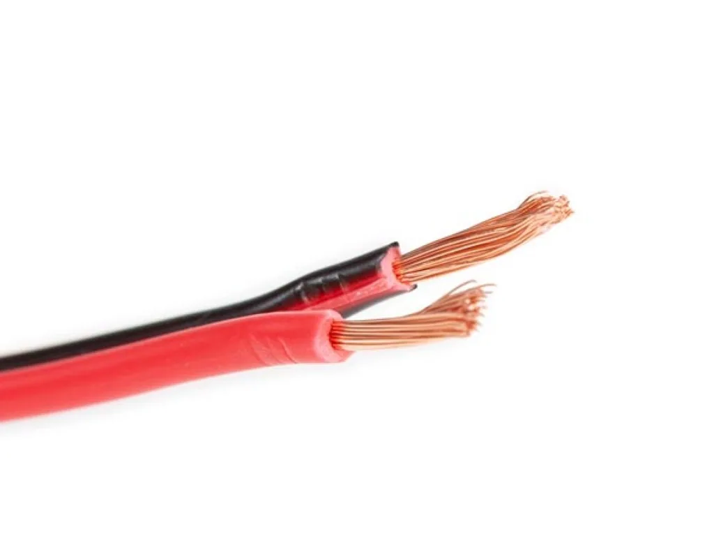 Lautsprecherkabel 2x0,75mm², 100 Meter, rot schwarz, Spule, reiner OFC-Kupferdraht, Audioinstallation, professionelle Beschallung, Studio, Live, Zuhause