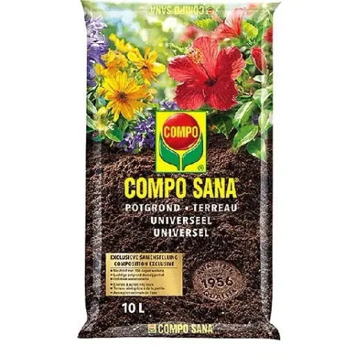Sana 10L Blumenerde - Universal - 100 Tage Betrieb