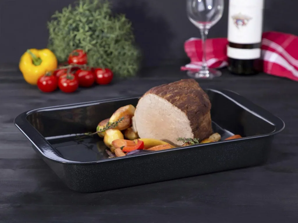 Bräter "Emaille" inklusive Rezeptbuch
