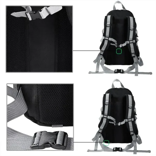 Outdoor-Rucksack 40 L -Schwarz