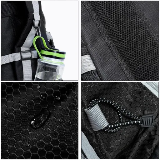 Outdoor-Rucksack 40 L -Schwarz