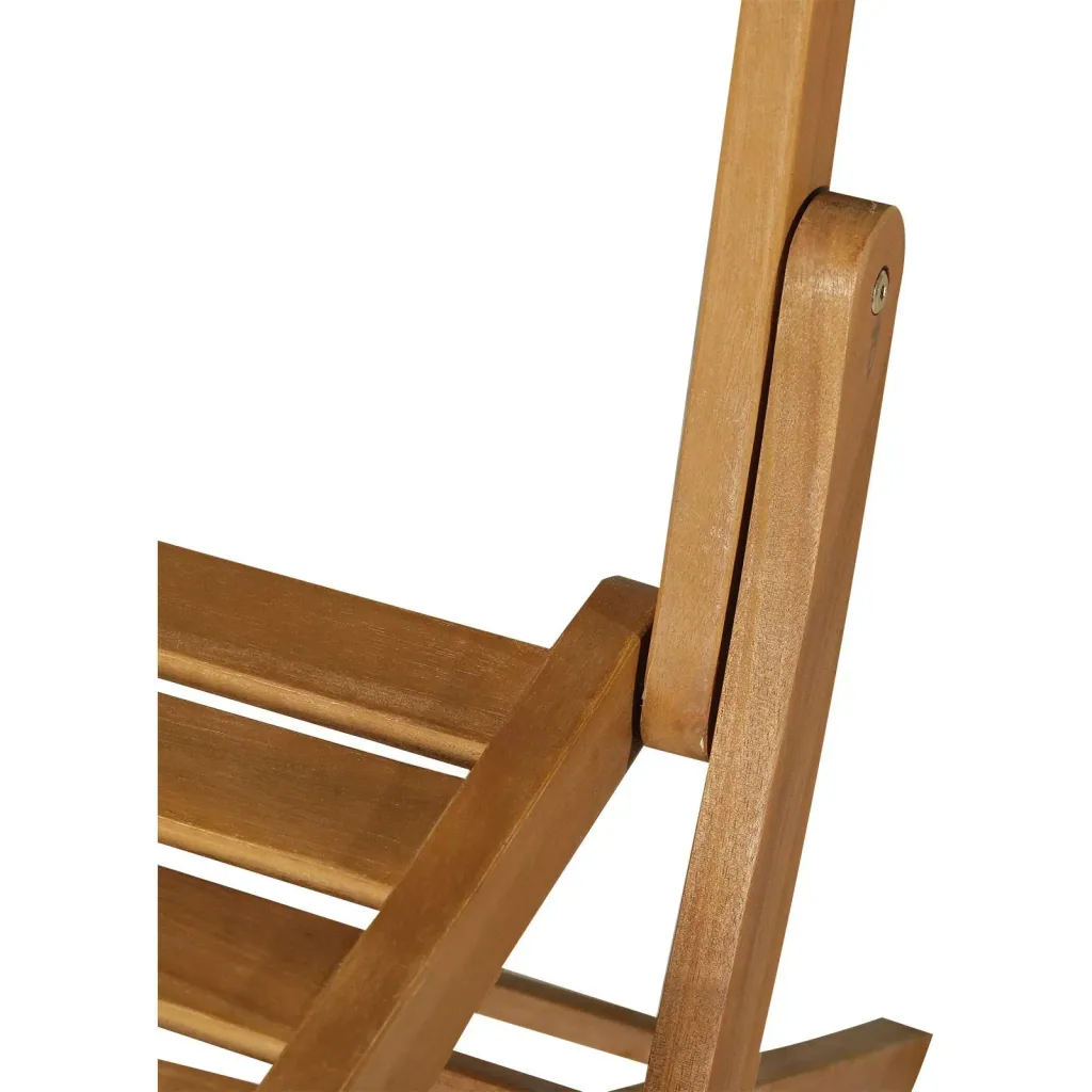 2er-Set Klappstuhl Klappsessel Gartenstuhl Campingstuhl klappbar Akazienholz Natur 56 x 47 x 89,5 cm