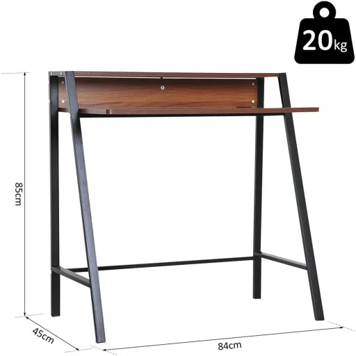 Schreibtisch in Walnuss-Optik
