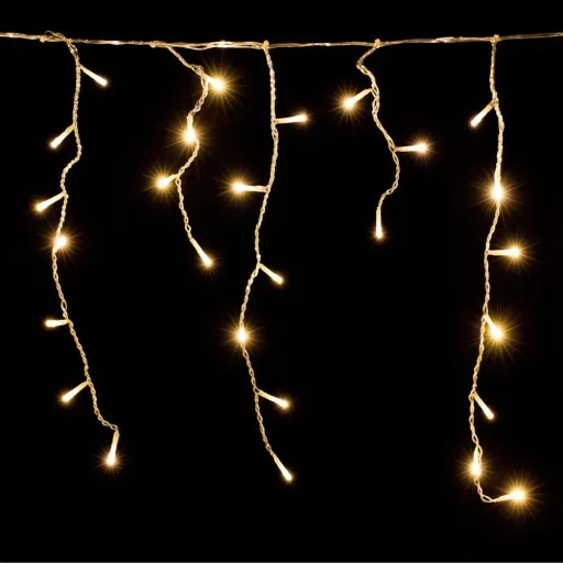 Eiszapfenbeleuchtung 15m mit 400LEDs - warmweiß