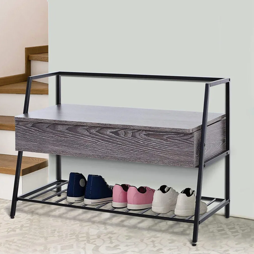 Schuhregal mit 2 Staufächer