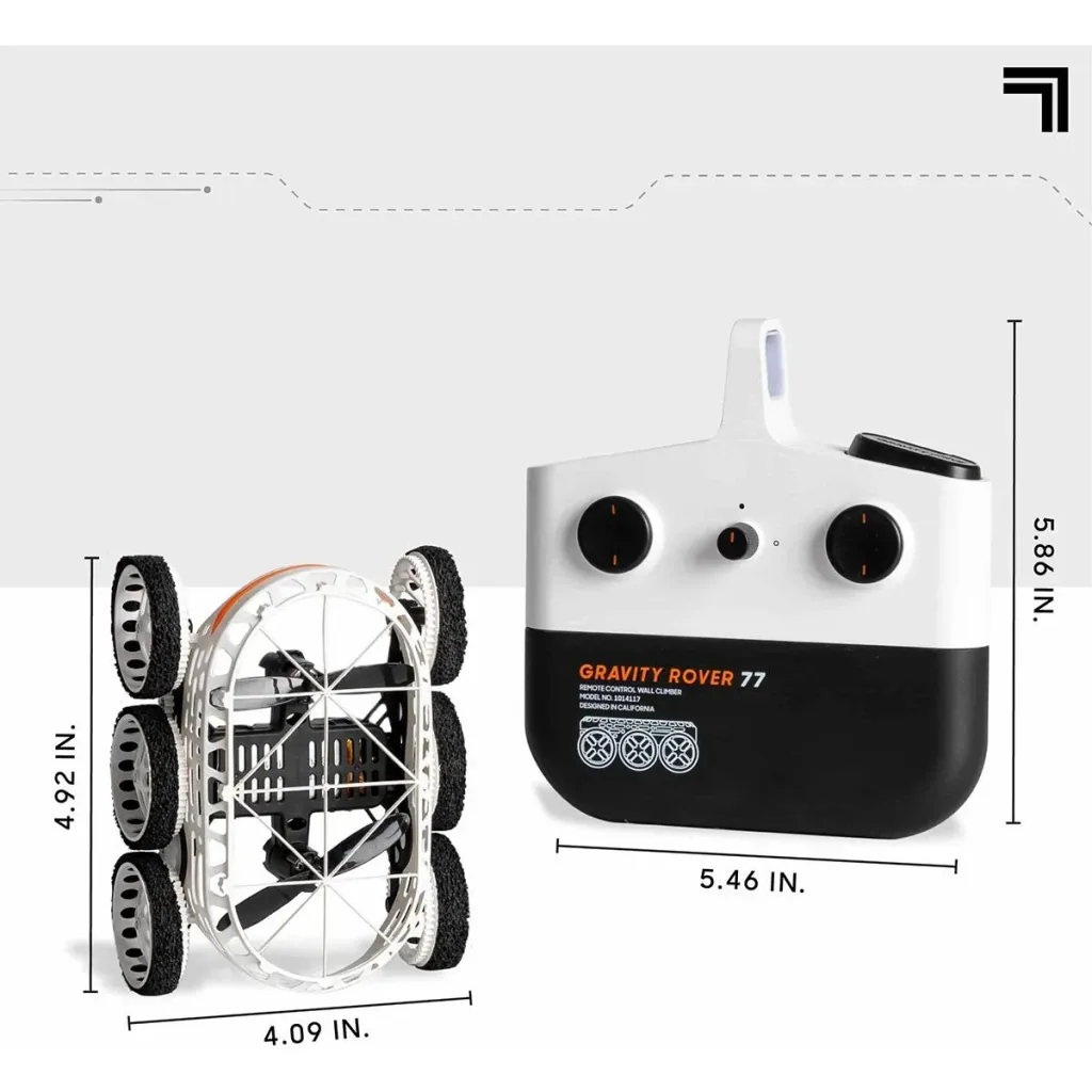 Sharper Image RC Gravity Rover - Fährt über Boden, Wände und Decken