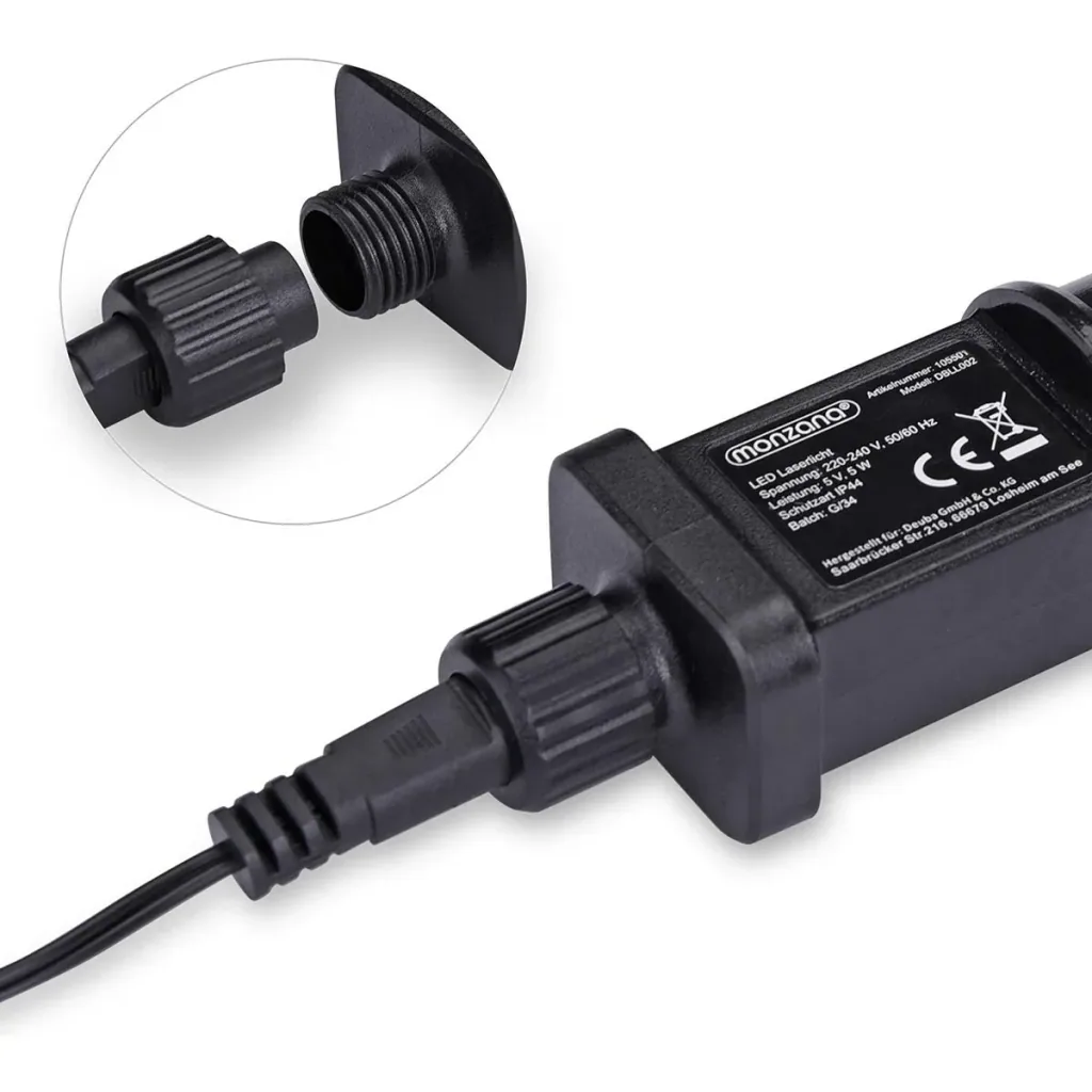 LED-Strahlerlampe rot/grün