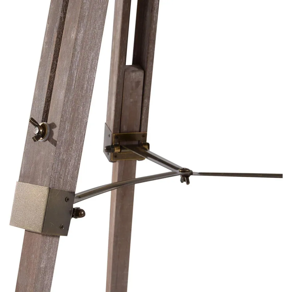 Stehlampe Dreibein 100-140cm E14 Bronze