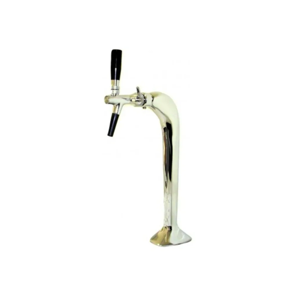 Schanksäule, Bierzapfsäule, Gold, 1-leitig, elegant