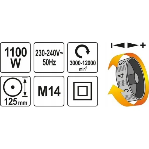 Winkelschleifer - 1100W - 125mm