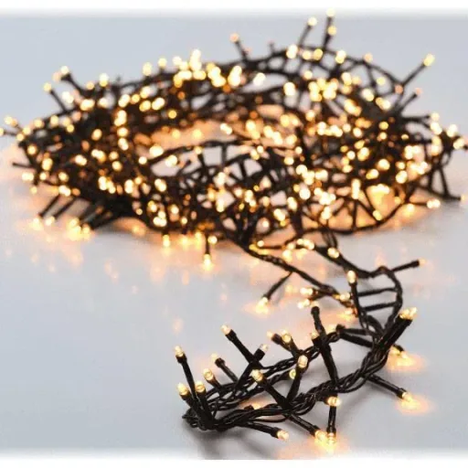 4x Weihnachtsbaumbeleuchtung 11 Meter Warmweiß - 560LED Für Innen und Außen
