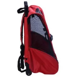 2in1 Hundetrolley Transporttasche Tragetasche Tiere Rucksack Trolley rot