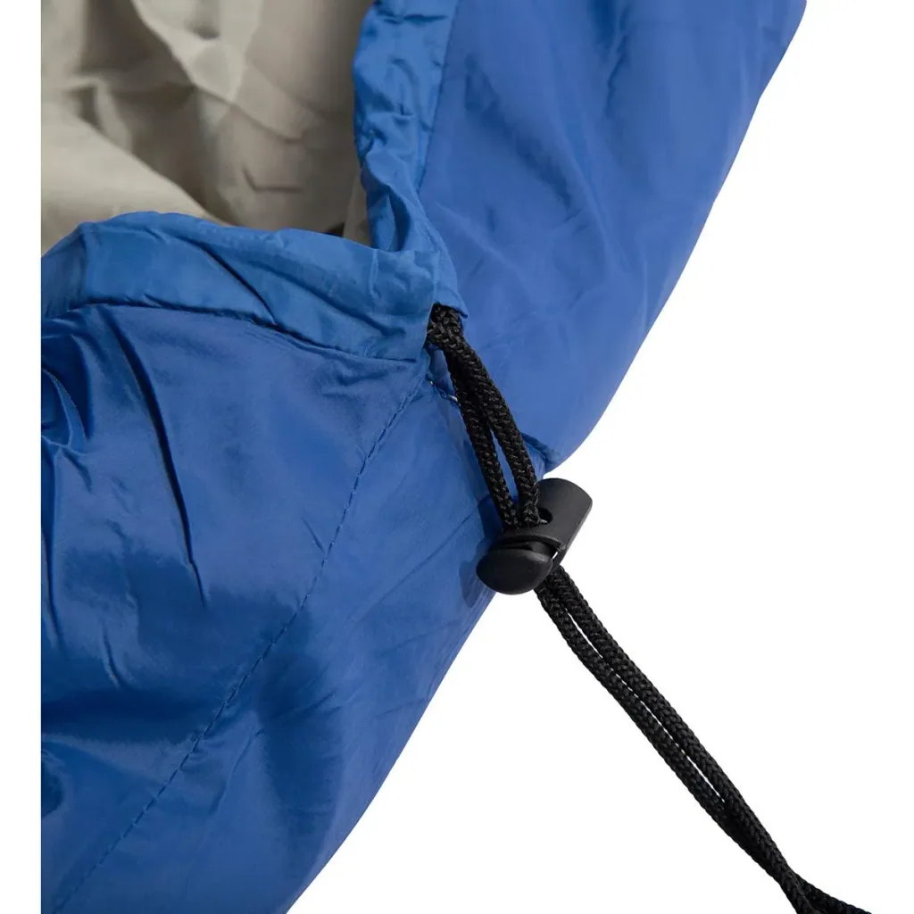 Schlafsack mit Tragetasche blau/grau