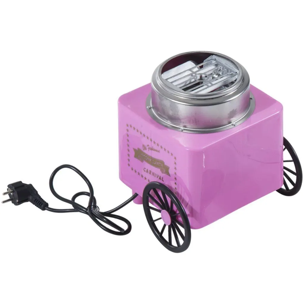 Zuckerwattemaschine Zuckerwattegerät Pink