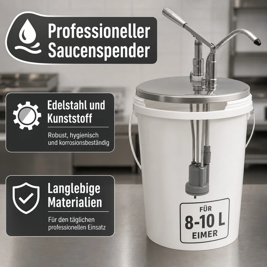 Saro Saucenspender, Soßenspender - PD 009 Aufsatz, für 8-10L Eimer