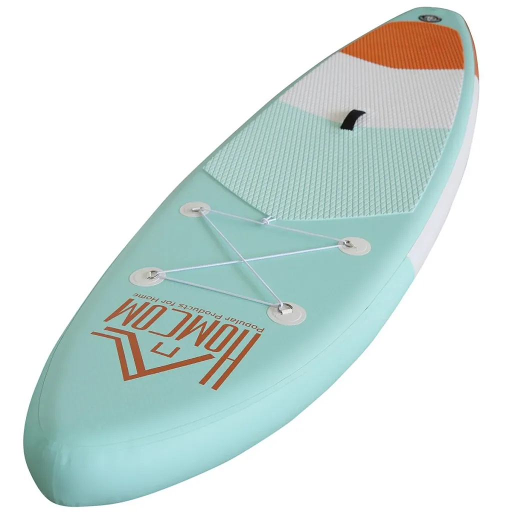 Aufblasbares Surfbrett mit Paddel