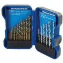 Bohrhammer 500 Watt 19-teiliges titanbeschichtetes HSS-Bohrer-Set und TCT-Betonbohrer-Set 1-9 mm