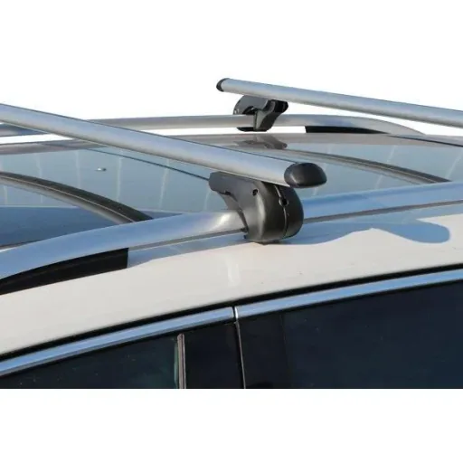 BeQu Universal Aluminium Dachträger Set für Fahrzeuge mit offenem Geländer