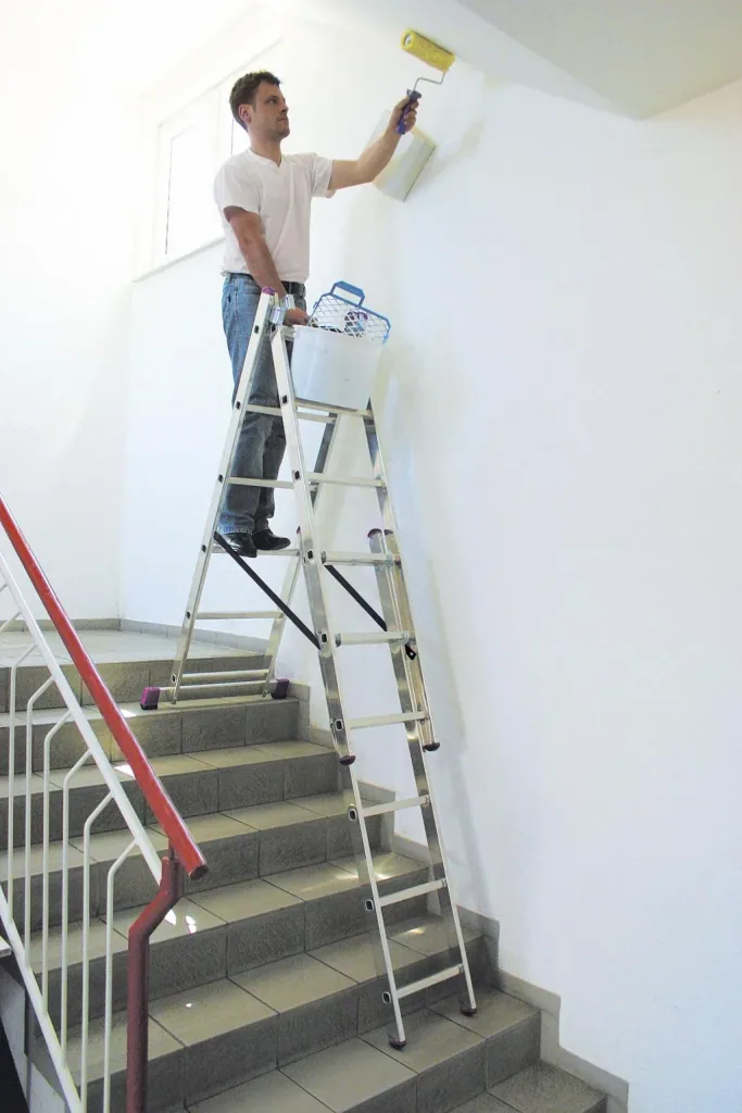 Alu Vielzweckleiter/ Treppenleiter 3x6 Sprossen