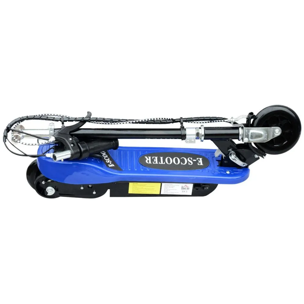 E-Scooter Kinderroller Cityroller 120W klappbar Blau