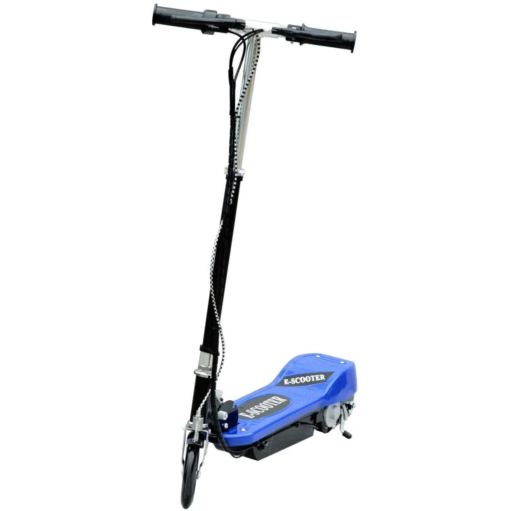 E-Scooter Kinderroller Cityroller 120W klappbar Blau