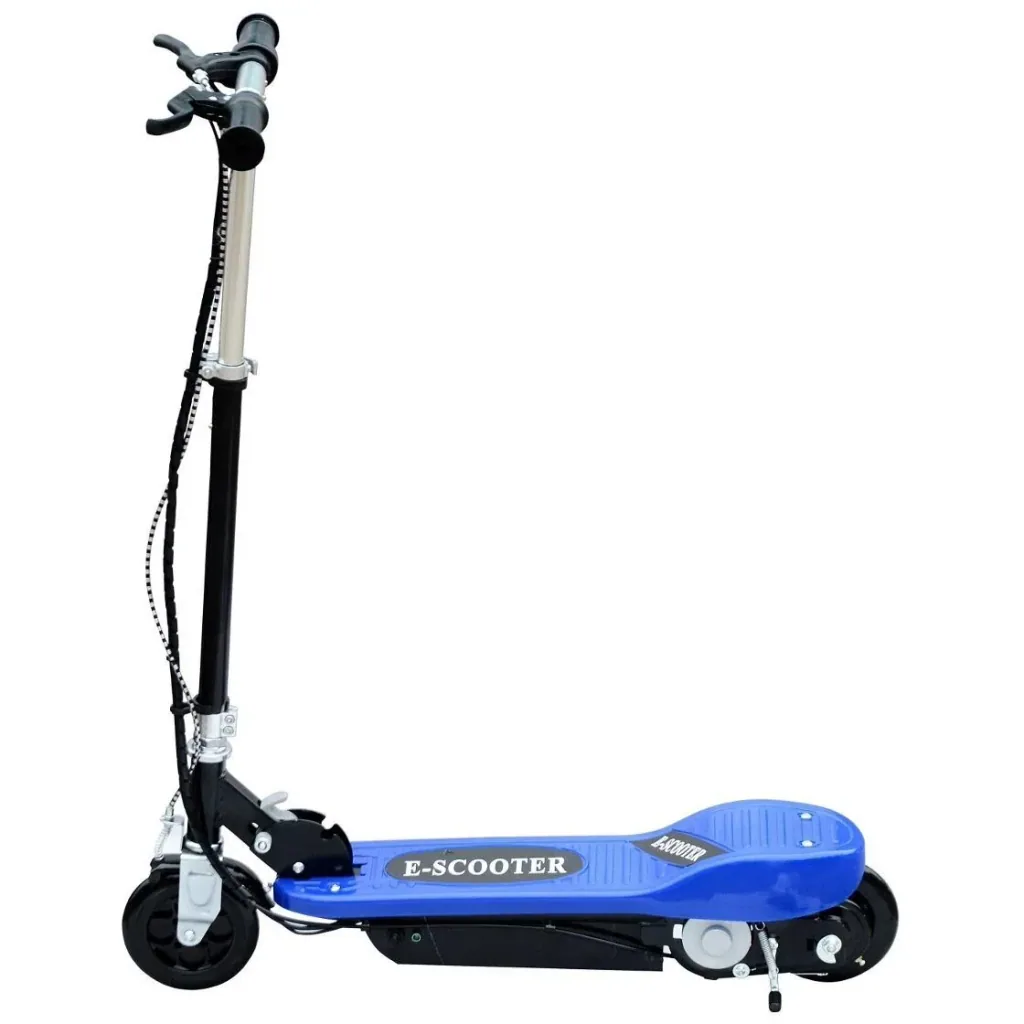 E-Scooter Kinderroller Cityroller 120W klappbar Blau