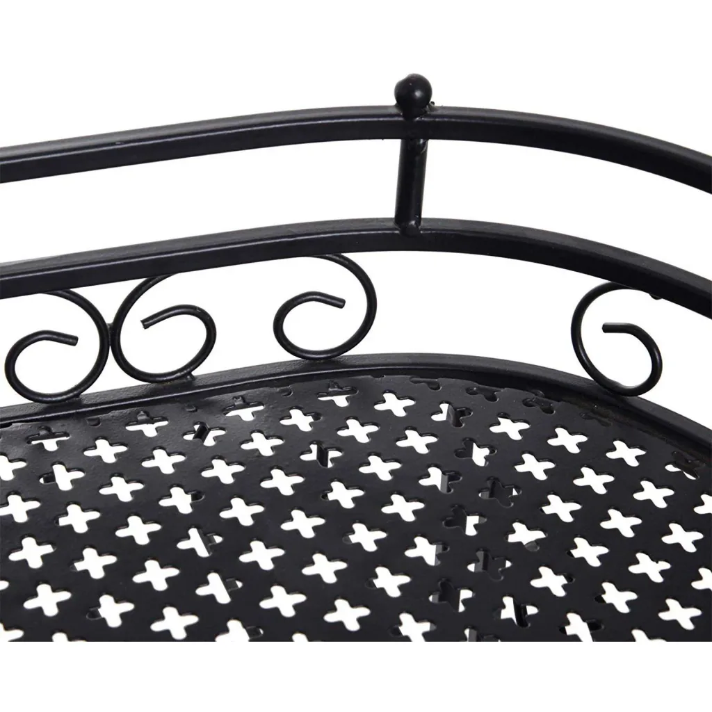 Weinregal Flaschenregal Weinschrank Weinständer für 9 Flaschen und Gläser Metall Schwarz T28,5 x B46 x H77,5 cm
