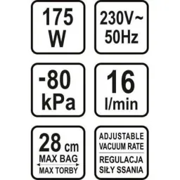Vakuumverpackungsmaschine - 175W - 34x15x6cm mit 100 Vakuumbeuteln