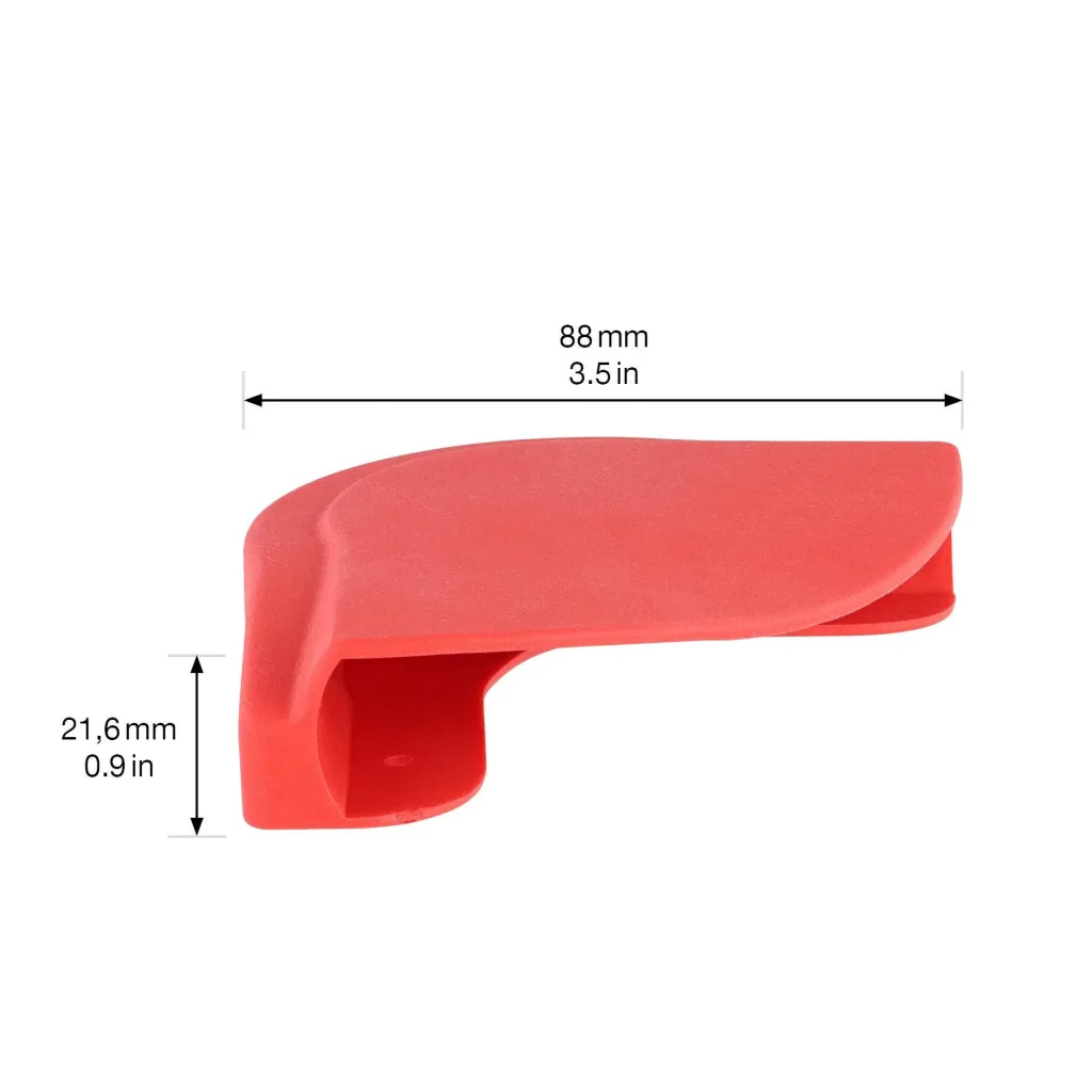 Kantenschutz MM 3057, 88 x 88 x 22 mm, rot, passend für viele Transporthilfen mit gerundeten Ecken aus dem Sortiment