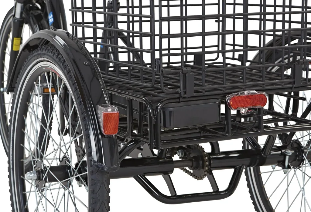 CARGO 3R 23.ESL.10 E-Bike 24"/26" BLAUPUNKT VR-Motor Unisex Dreirad 26/24": Rahmengröße 46cm