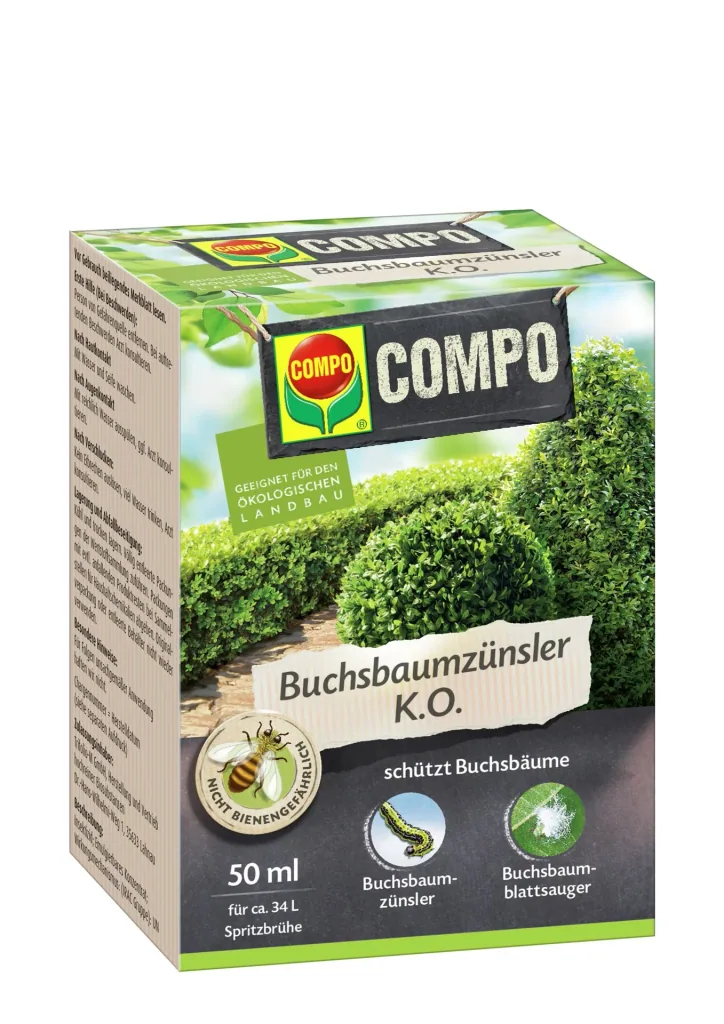 Buchsbaumzünsler K.O.- mit hoher Regenstabilität