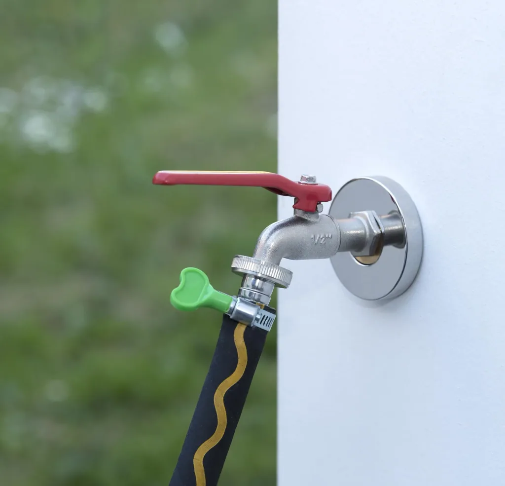 Kugelauslaufhahn 1/2", Gewindegröße 3/4" am Ausgang