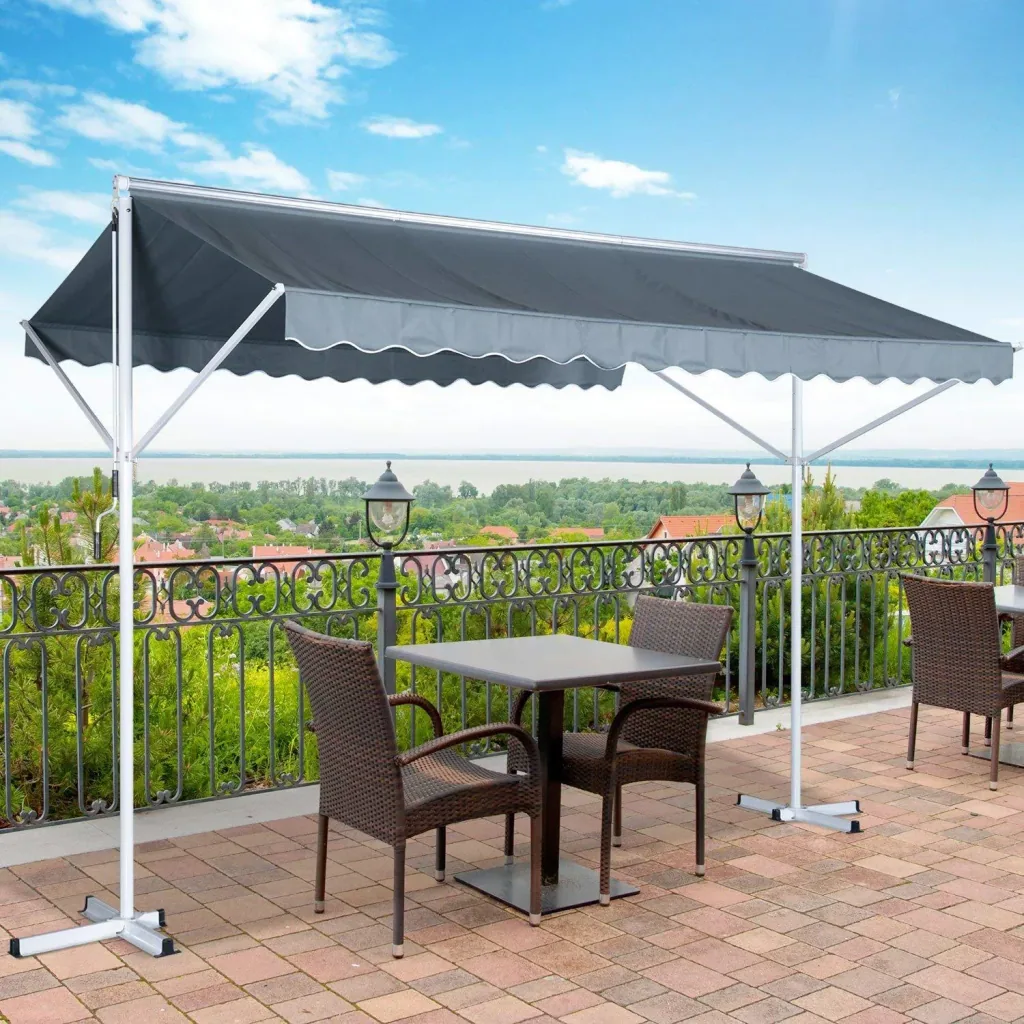 Standmarkise Gartenmarkise mit Faltarm 3