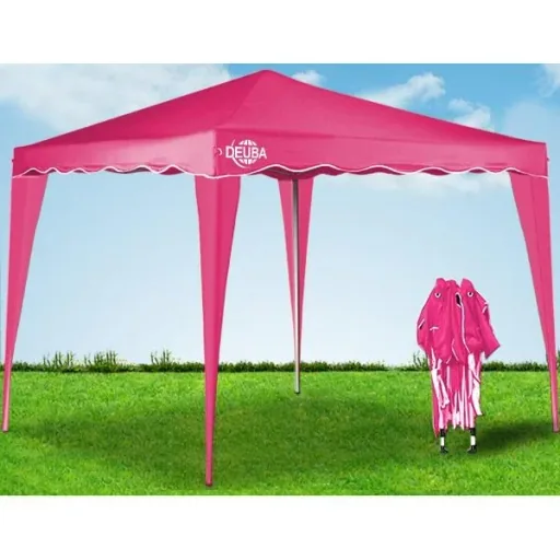 Faltpavillon. Partyzelt Capri - Popup rosa 3x3m