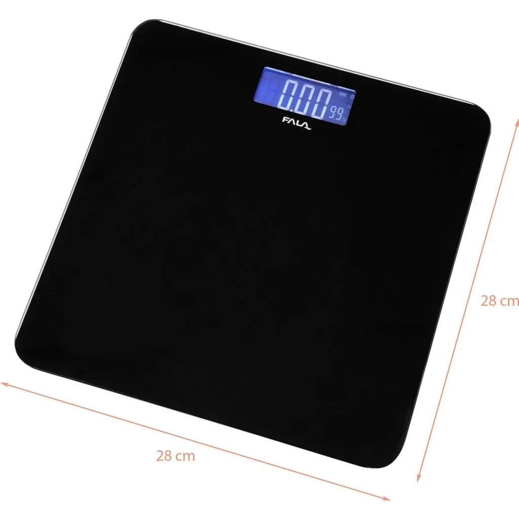 FALA Elektrische Waage mit bluetooth - Körperanalyse - 28x28cm