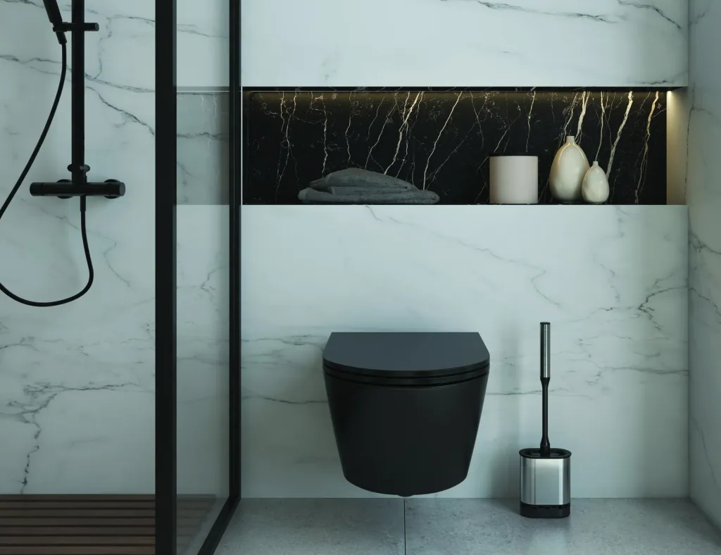 Cleany WC-Bürste flach Inox