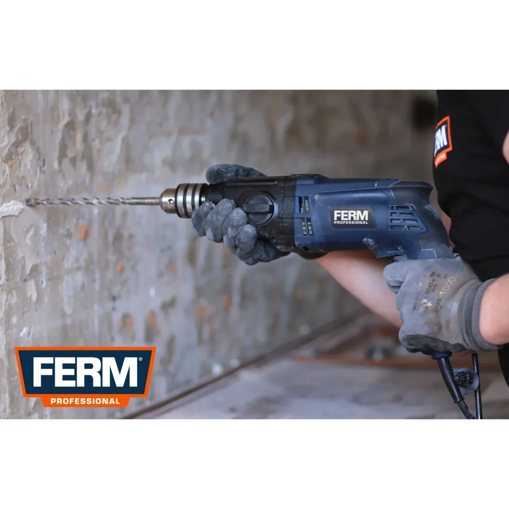 PDM1045P Profi Schlagbohrmaschine 1050W - 2 Gang - Soft griff - Tiefe-Begrenzer - Seitengriff - Mit Robuster Aufbewahrun