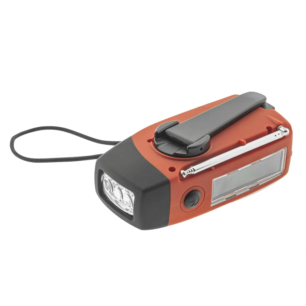 Tragbares Solar Kurbel Radio mit Taschenlicht, Powerbankfunktion