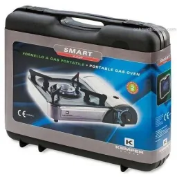 Tragbarer 1-Brenner Gas Xtra Smart Cooker - inklusive vier Gasflaschen
