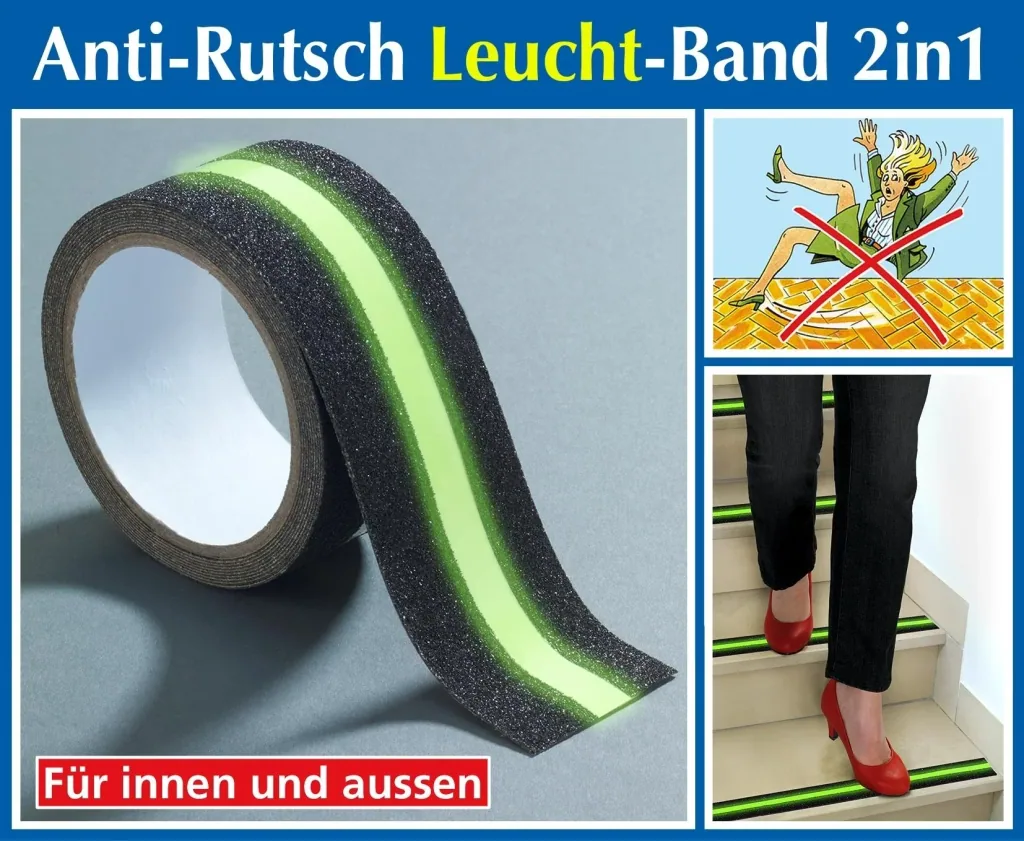 Anti-Rutsch-Leuchtband 2 in 1