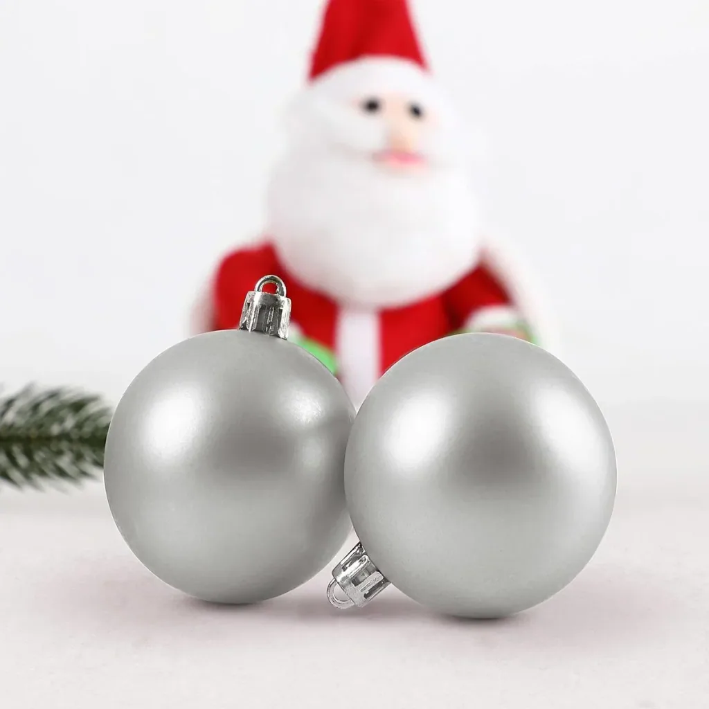 Christbaumschmuck - Christbaumschmuck silber 66 Stk.