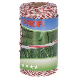 Profi Zaundraht 6X0,30 Tric, 200M, Weiß/Rot