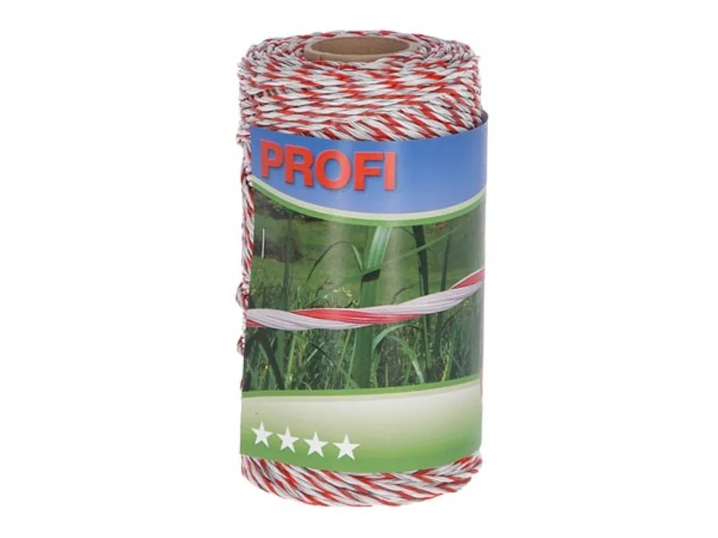 Poly-Draht Profi 200 m, weiß/rot, 6x0,30 TriC