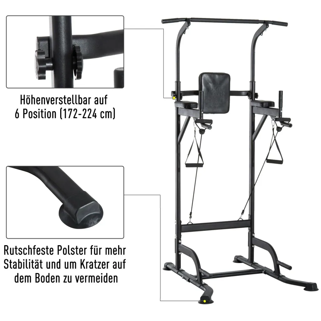 Kraftstation mit Klimmzugstange