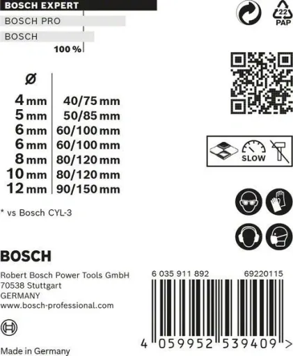 Bohrer-Set CYL-9, 7-teilig EXPERT