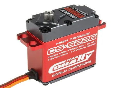 High Speed Servo CS-5226 - High Voltage - Glockenankermotor - Titan Zahnräder - Kugelgelagert - Aluminium Gehäuse